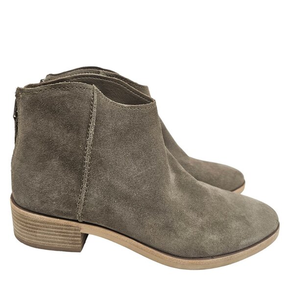 Dolce Vita Women's Taupe Suede Tucker Ankle Boots Size 9.5 - Picture 4 of 13